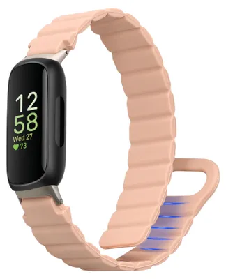 Produktbild von kwmobile Ersatzarmband kompatibel mit Fitbit Inspire 3 Armband - Fitnesstracker Silikon Band mit Magnetverschluss