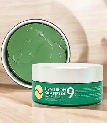 Image de Patchs oculaires hydratants en hydrogel MEDI-PEEL Hyaluron Cica Peptide 9 Ampoules 60 pièces