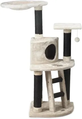 Produktbild von Silecomplaza Dominjo, Katzen Kratzbaum, Creme, 50x50x123 cm