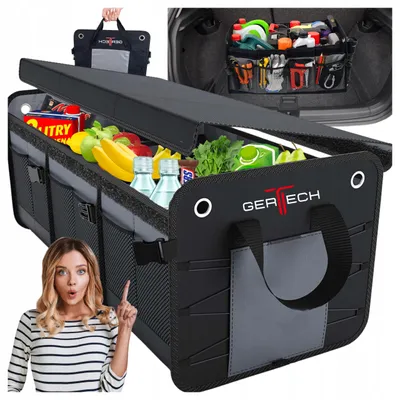 Produktbild von Gertech Geräumiger Kofferraum-Organizer XL mit Klettverschluss