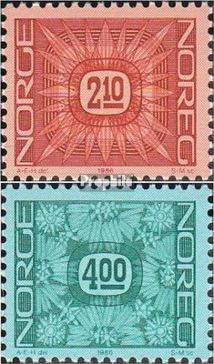 Produktbild von Briefmarken Norwegen 1986 Mi 942-943 (kompl.Ausg.) postfrisch Ziffernzeichnung
