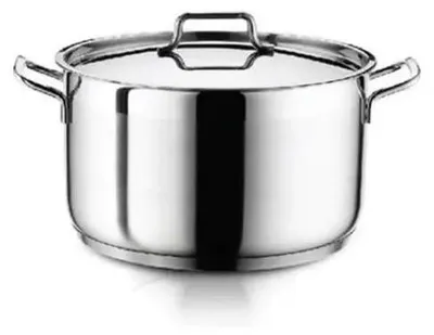 Image de Hascevher Anett casserole en acier inoxydable 30 x 14 cm, 10 L