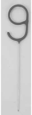 Produktbild von Wunderkerze Ziffer 9 16cm 77435