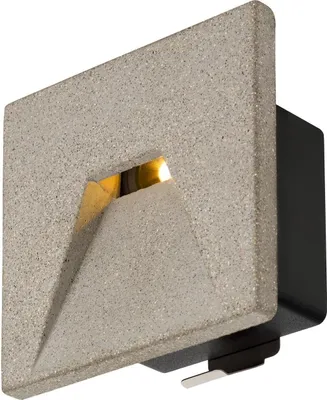 Produktbild von SLV 1006406 CONCRETO EL, Wandeinbauleuchte grau, 3.2W, 45lm, 3000K IP65