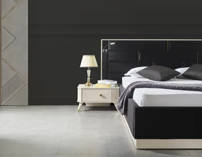 Image de Table de chevet moderne Table d'appoint blanche design Meuble de chevet