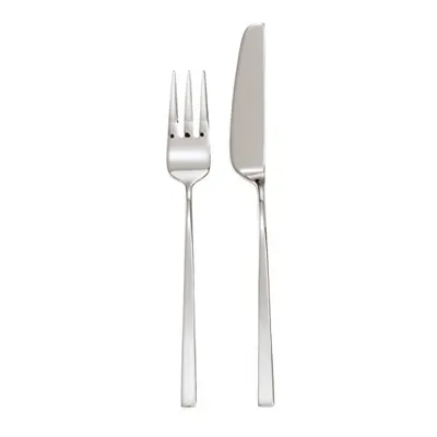 Image de Sambonet S0149, gamme Linea Q, set de couverts pour poisson, 24 pièces, en acier inoxydable 18/10