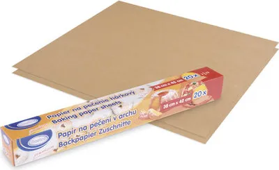 Produktbild von 1000x Backpapier Zuschnitte braun 38 x 42 cm