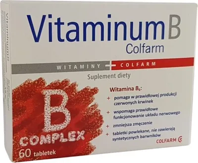 Produktbild von Colfarm Vitamin B-Komplex 60 Kapseln.