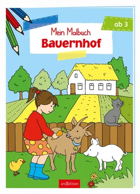 Produktbild von Malbuch ab 3 Jahren - Bauernhof
