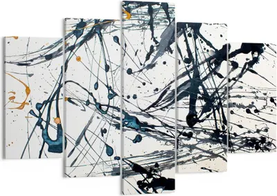 Produktbild von Bild auf Leinwand - Leinwandbild - Abstraktion modern - 150x100cm - Wand Bild - Wanddeko - Leinwanddruck - Bilder - Kunstdruck - Wanddekoration - Leinwand bilder - Wandkunst - EA150x100-3442