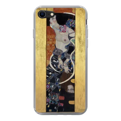 Produktbild von MuchoWow® Handyhülle Schutzhülle Hülle für iPhone 7 Judith II Salomè - Gustav Klimt Silikon Softcase Handy Hülle - Kartenhalter