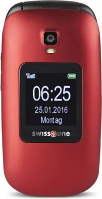 Obrázok produktu pre Swisstone BBM 625 - Klappgehäuse - Single SIM - 6,1 cm (2.4 Zoll) - 0,3 MP - 800 mAh - Rot
