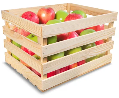 Productafbeelding van Creative Deco Natuurlijke Houten Kist, 50 x 40 x 30 cm
