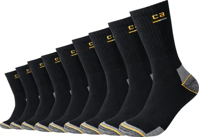 Produktbild von Camano Socken 9er-Pack Work mit druckfreiem Komfortbund dunkelgrau 47-49