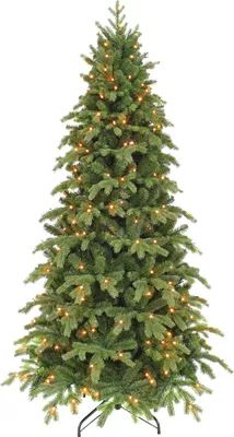 Produktbild von Triumph Tree Sherwood Künstlicher Weihnachtsbaum mit LED-Beleuchtung - H185 x Ø107 cm - Grün