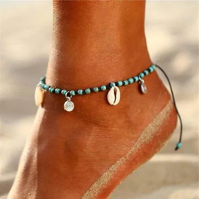 Produktbild von Boho Armband mit Perlen und Muscheln Strand