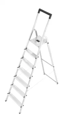 Produktbild von Hailo Haushaltsleiter L40 EasyClix 7 Alu-Stufen, 8140701