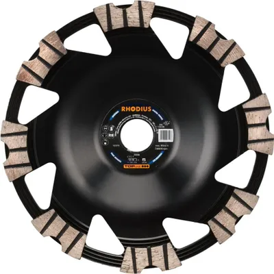 Image de RHODIUS Meules diamantées pour béton DS1 180 x 5,0 x 8,0 x 22,23 mm 1 pièce