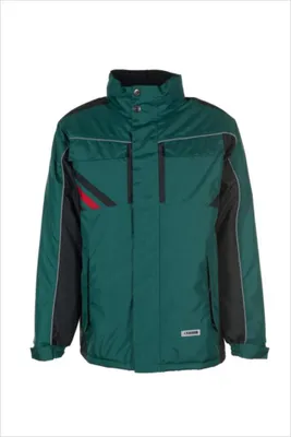 Produktbild von Planam Winterjacke Highline Gr. M grün/schwarz/rot