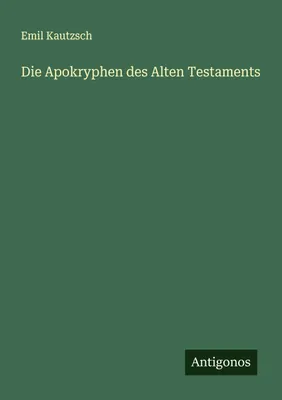 Produktbild von Die Apokryphen des Alten Testaments