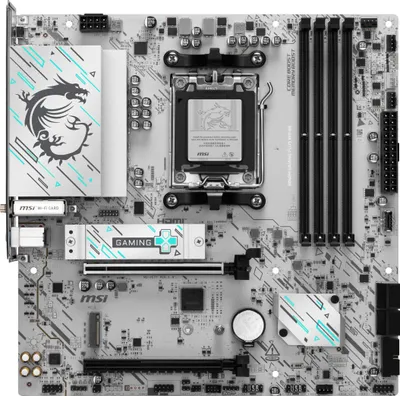 Zdjęcie produktu dla MSI B840M GAMING PLUS WIFI6E, AMD, Gniazdo AM5, AMD Ryzen 7000 Series, AMD Ryzen 8000 Series, AMD Ryzen 9000 Series, Gniazdo AM5, DDR5-SDRAM, 256 GB