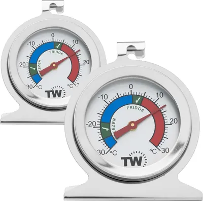 Produktbild von Kühlschrankthermometer – Edelstahl – Für den Einsatz im Gefrierschrank geeignet