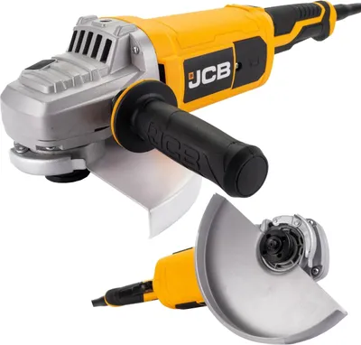 Zdjęcie produktu dla Szlifierka kątowa JCB |, zestaw 2 szlifierek, 600W 115mm + 2000W 230mm 230V