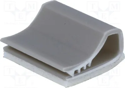 Produktbild von 10x Selbstkender zum Befestigen von Leitungen SFC15 Kabel PVC grau