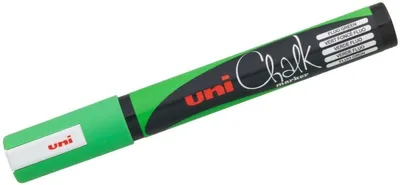 Image de Mitsubishi 186263 Mitsubishi Marker UNI CHALK MARKER PWE-5M grün