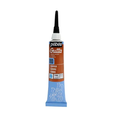 Produktbild von Pebeo Gutta Silk Outliner, 20 ml, 10 Pearl Copper