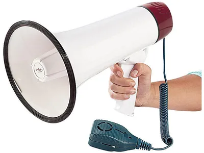 Image de Dönges Handmegaphon Basic (Mégaphone Sac de chuchotement Mégaphone Porte-voix)