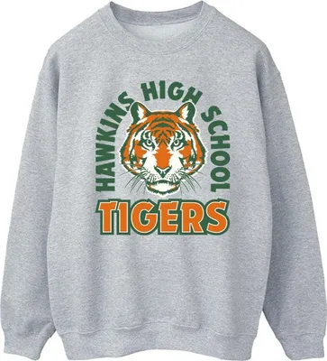 Produktbild von Netflix - "Stranger Things Hawkins" Sweatshirt für Herren BI44913 (XL) (Grau)