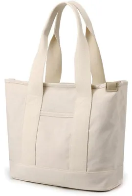 Produktbild von Umhängetasche Canvas Khaki 32x14x29 cm mit Reißverschluss