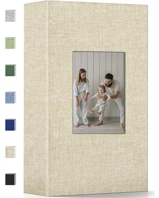 Immagine prodotto di Album fotografico 10 x 15 cm con 300 fotografie, copertina in tela, colore beige