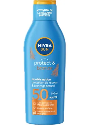 Produktbild von 2 x NIVEA Sun Protect & Bronze Sonnencreme LSF 50 - 200 ml