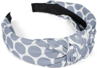 Produktbild von styleBREAKER Damen Haarreif mit Polka Dots Punkte Muster und Knoten, Retro Style Rockabilly Vintage Look, Haarband 04027023
