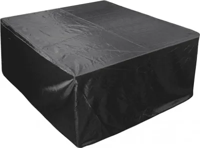 Obrázek produktu pro Obal na zahradní stůl, nepromokavý a odolný proti UV záření, vhodný pro obdélníkové zahradní stoly, černý (210D), 270 x 180 x 89 cm