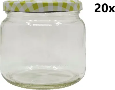 Obrázok produktu pre Poháre na varenie 370 ml ADRIATIC číre 20 ks VČETNE ČÍRNYCH SVETLE ZELENÝCH KAPSÍC, počet kusov v balení: 20