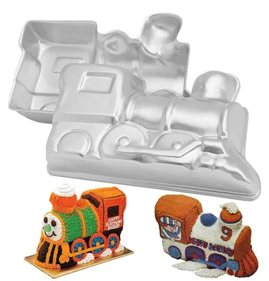 Productafbeelding van Treklocomotief-vorm, bakvorm, aluminium