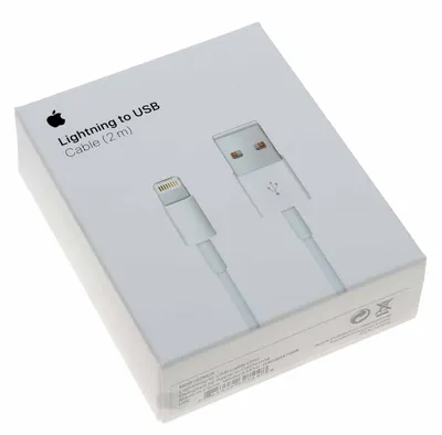 Produktbild von original Apple MD819ZM/A Lightning auf USB Ladekabel Datenkabel 2 Meter