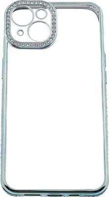 Produktbild von Diamond Hülle elegante Smartphonehülle transparenter Hintergrund kompatibel mit iPhone 14 Pro Max Blau