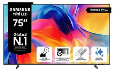 Immagine prodotto di Samsung UE75M70HAU TV 75 Mini LED 4K Smart TV Vision AI