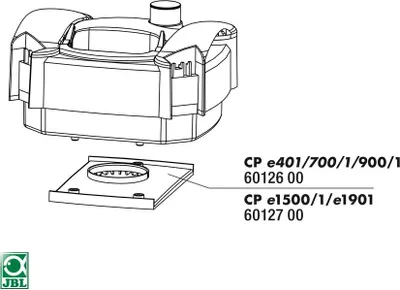 Produktbild von JBL CP e15/1900/1 Verteilerpl Wassereinlauf