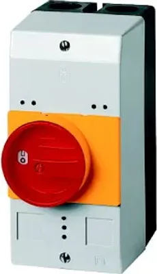 Obrázok produktu pre Eaton prázdny kryt s otočným spínačom (d x š x v) 158 x 80 x 126 mm Červená, žltá CI-PKZ0-GRVM 1 ks