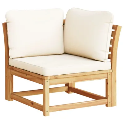 Produktbild von Garten-Ecksofa mit Kissen 73x73x65 cm Massivholz Akazie