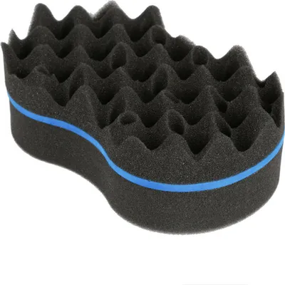 Produktbild von Wave Barber Haarbš¹rste Schwamm-Werkzeug fš¹rchtet Afro Locs Twist Curls Coil Braids