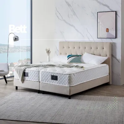 Produktbild von Boxspringbett Modell 211 mit Taschenfederkernmatratze