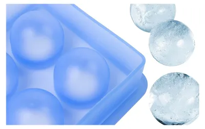 Produktbild von Eiswürfelbereiter für 8 Eiskugeln Ø 3 cm, eisblau