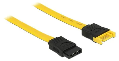 Image de Delock SATA 6 Gb/s Verlängerungskabel 70 cm gelb