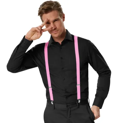 Produktbild von Einfarbiger Hosenträger - rosa